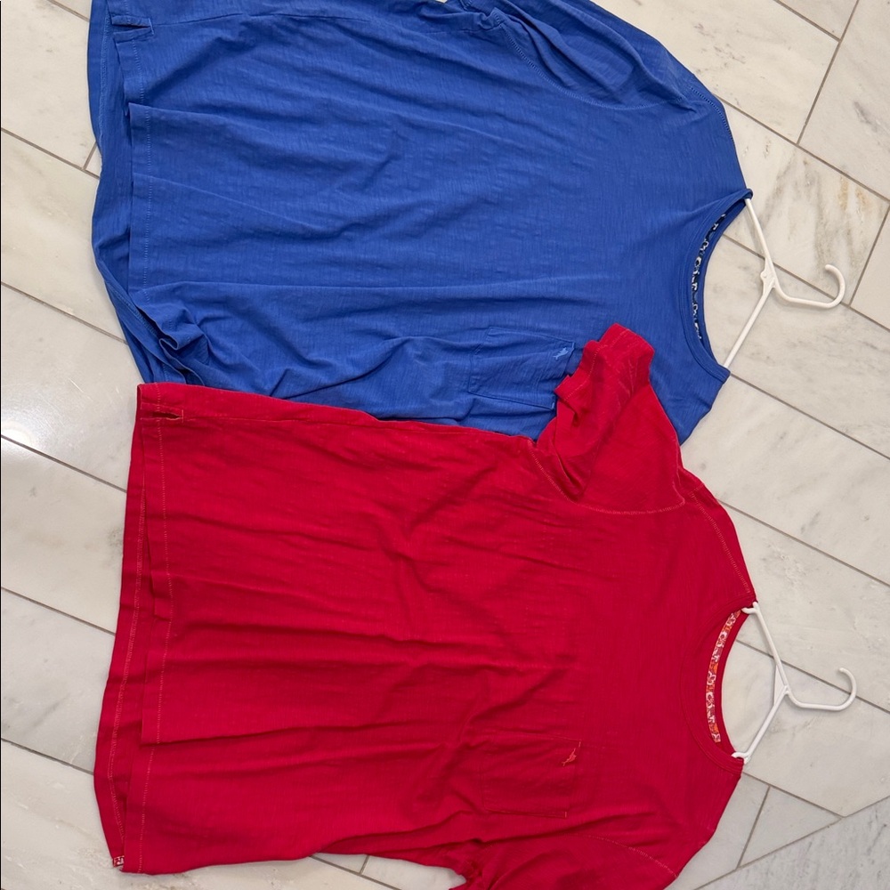 Tommy Bahama Red and Blue T-Shirts